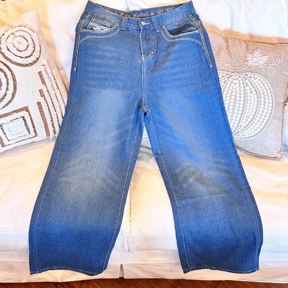 Rock Revival ALIVIA OVERSIZED WIDE-LEG JEANS - Picture 5 of 12